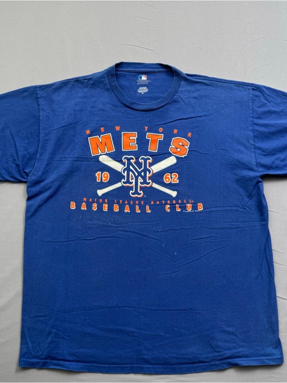 New York Mets Blue Shirt XL MLB Baseball Officially Licensed Sport Apparel